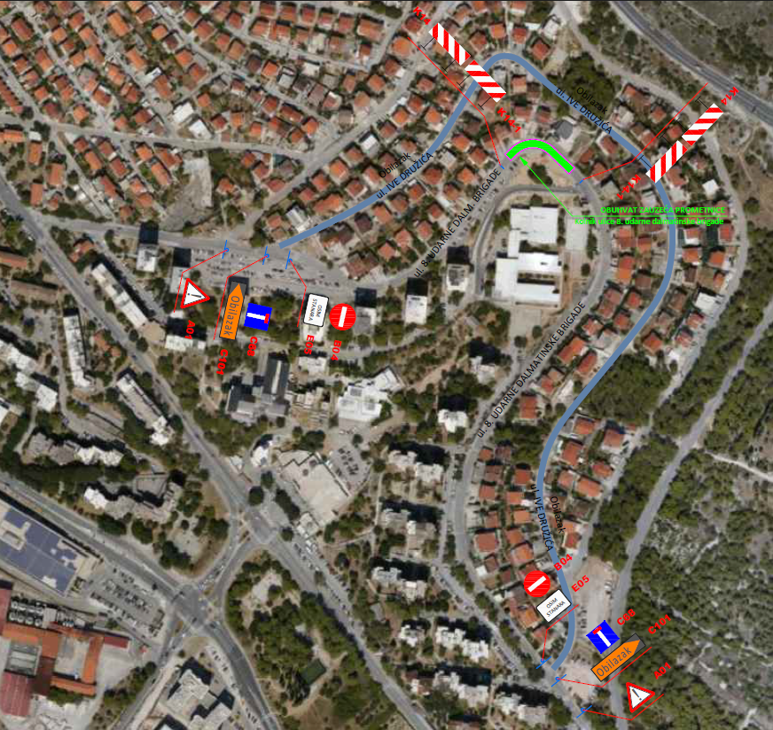 Privremena regulacija prometa u nedjelju na Vidicima